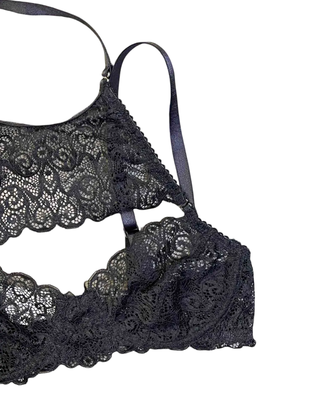 Size 10B | Lonely Lace Bra With Neck Collar