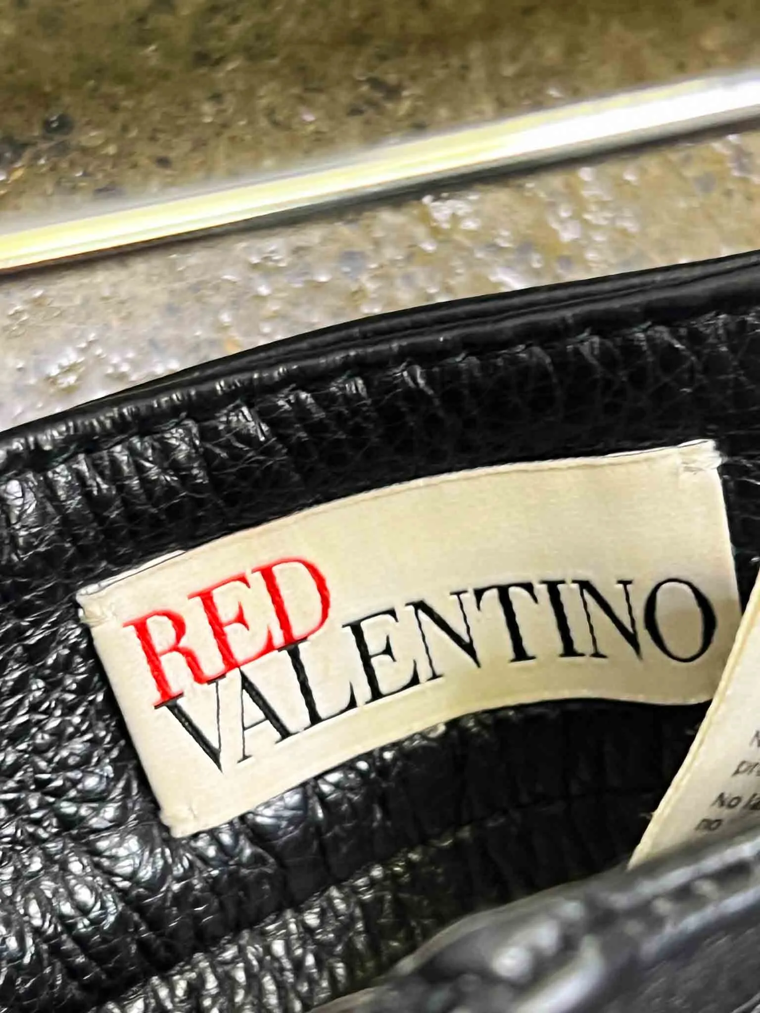 Size 12 | Red Valentino Leather Skirt