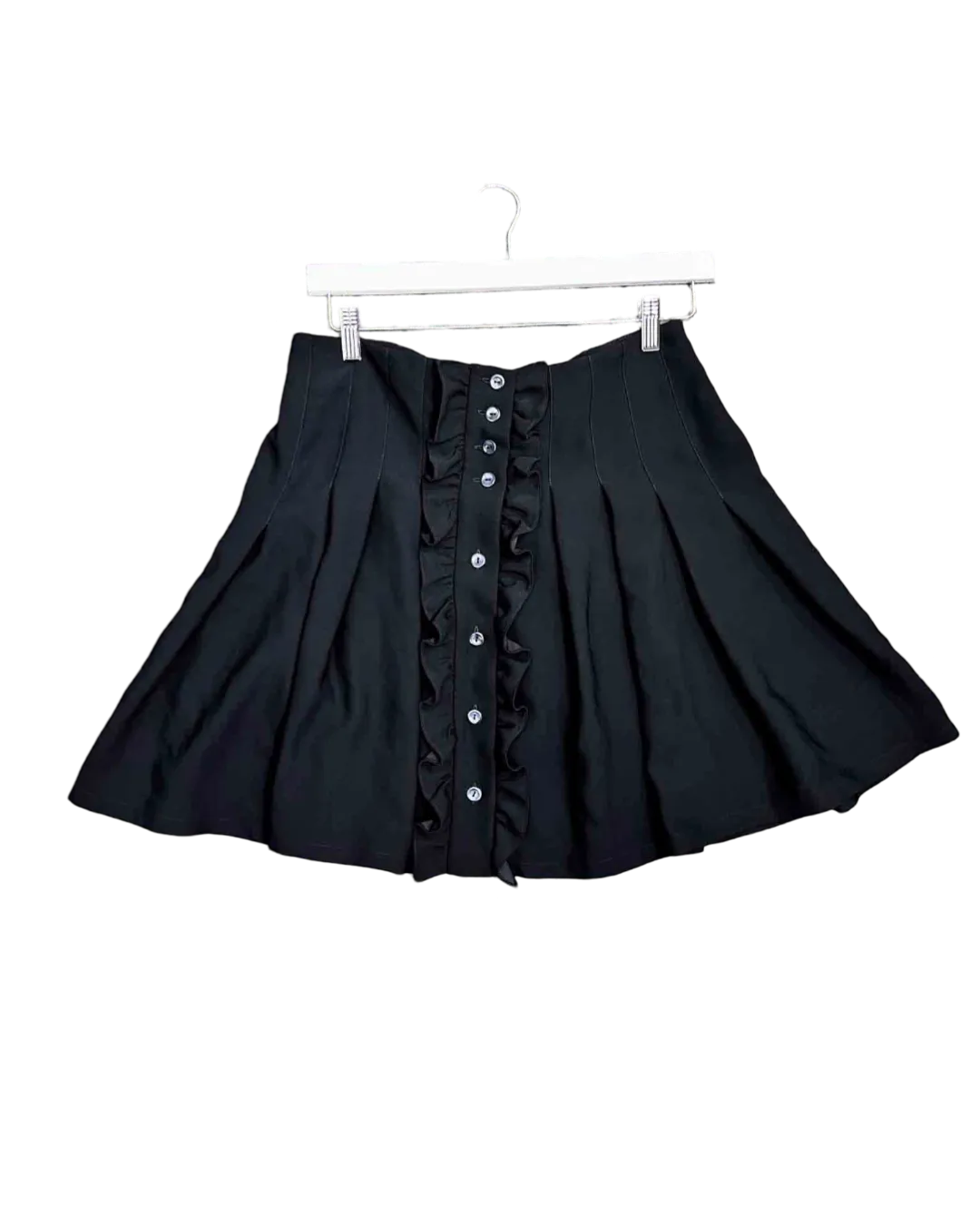 Size 14 | A.P.C. Black Victoria Above Knee Skirt