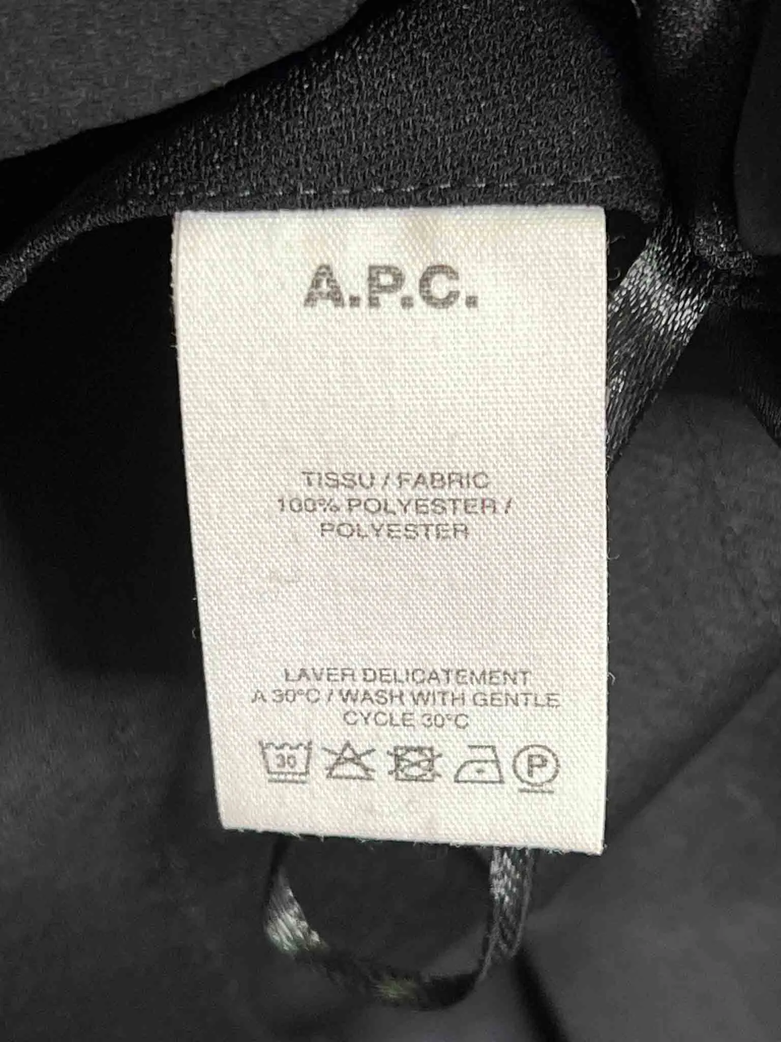 Size 14 | A.P.C. Black Victoria Above Knee Skirt