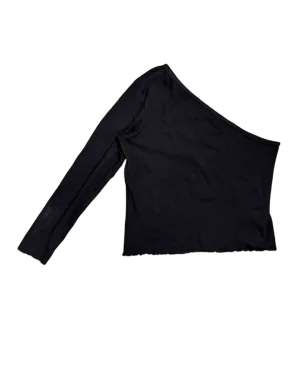 Size 16 | Par Femme Single Shoulder Ribbed Crop Top