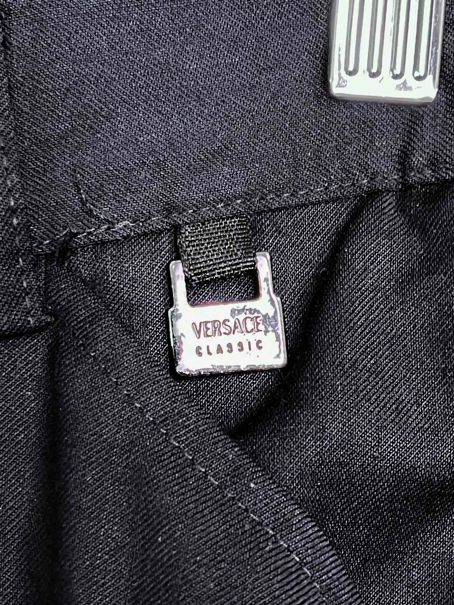 Size 34 | Versace Classic Black Wool Pants