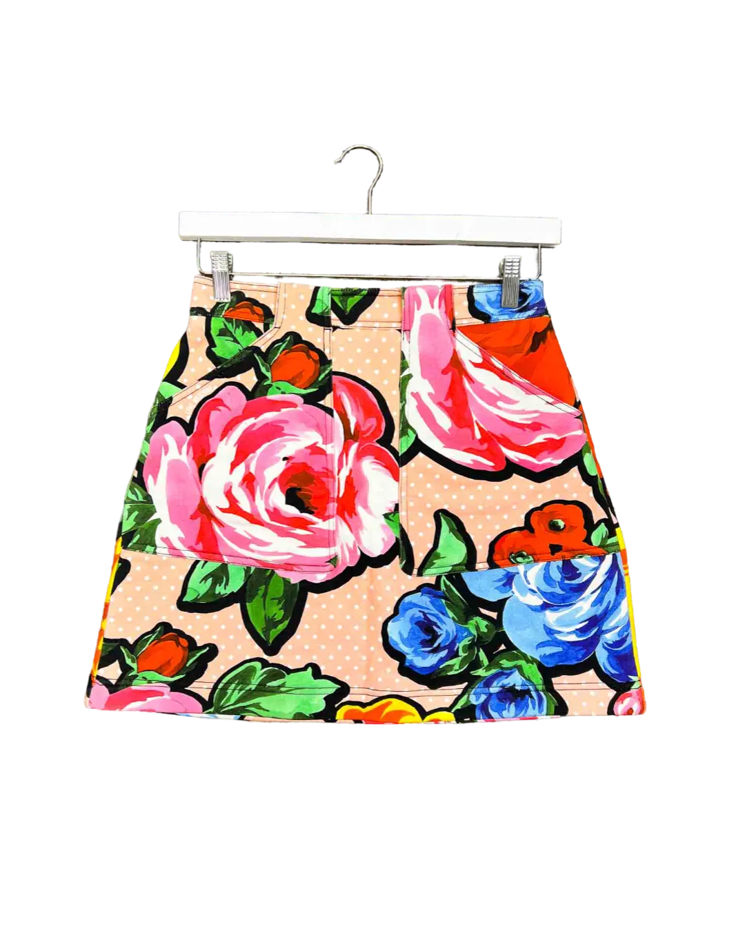Size 38 (8) | Love Moschino Polka Dot Floral Skirt