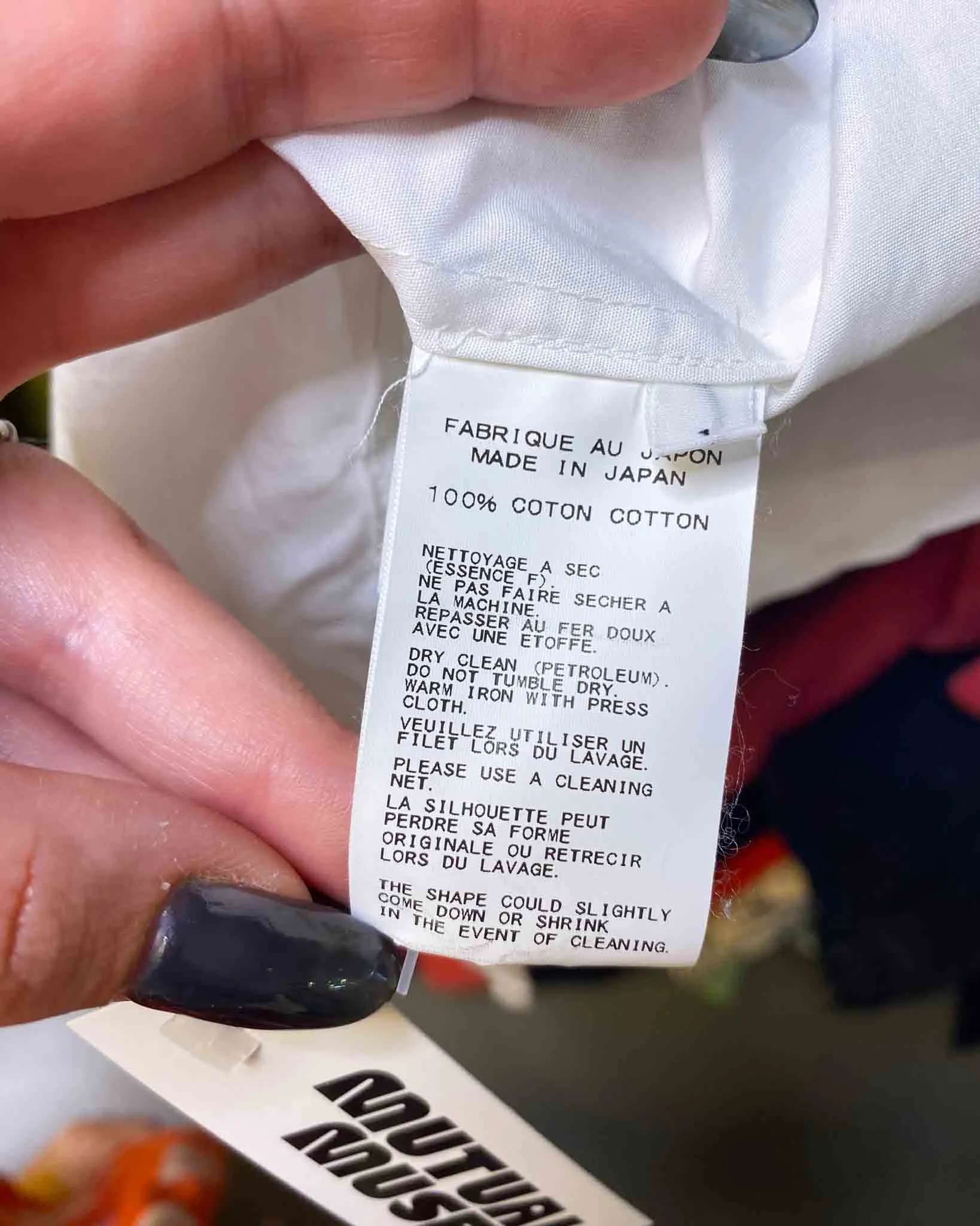 Size 8 (1) | Yohji Yamamoto Cotton Regulation Shirt