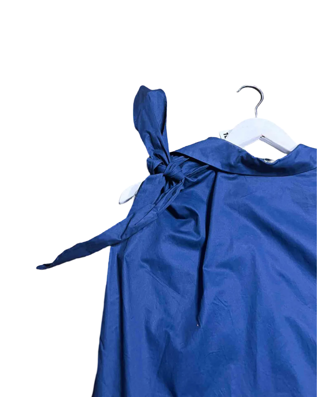 Size 8 | On Parks Navy Tie Shoulder Dress
