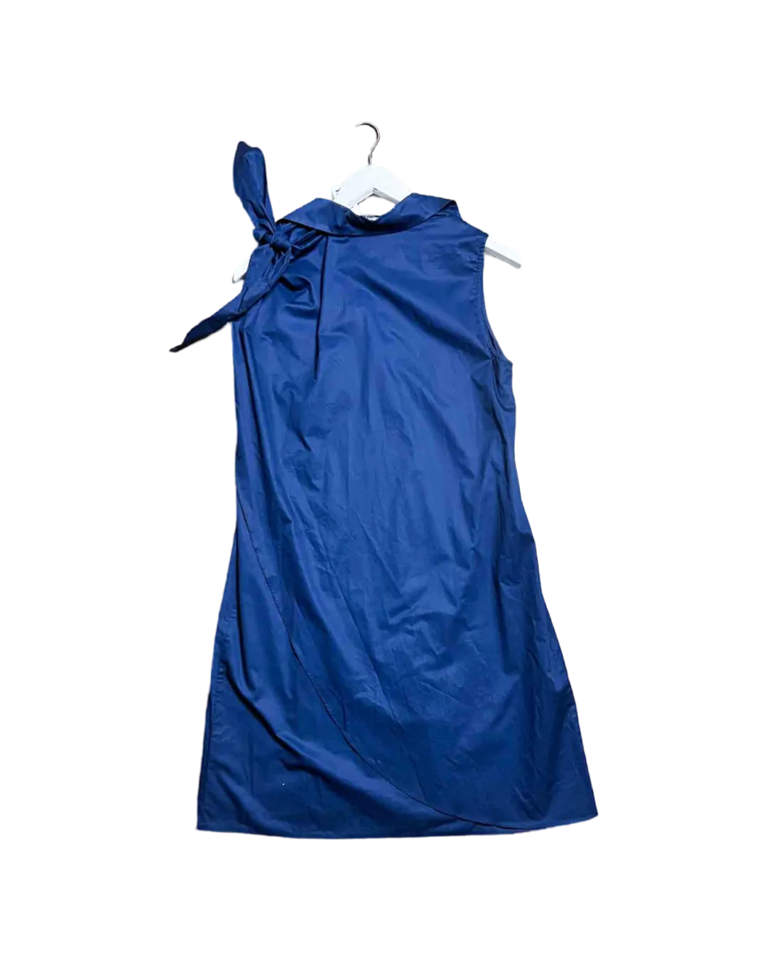 Size 8 | On Parks Navy Tie Shoulder Dress