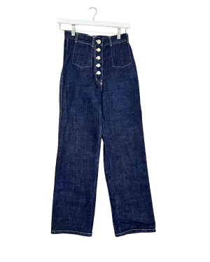Size 8 | Penny Sage Wide Leg Jeans