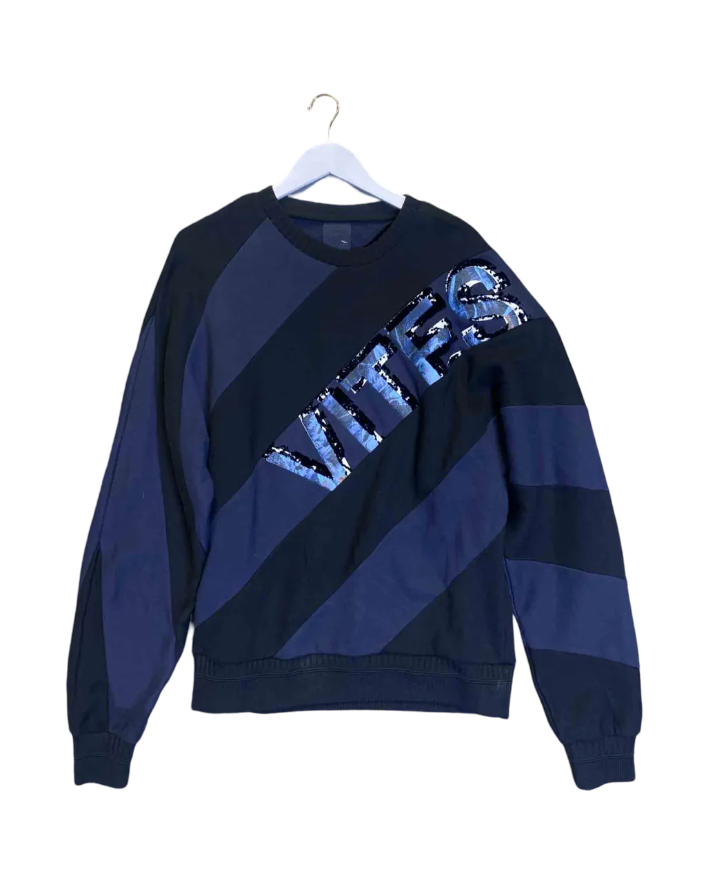 Size L | Juun.J Oversized Striped Sweatshirt