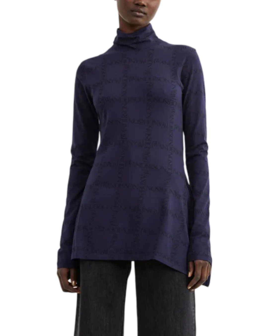 Size S | JW Anderson Asymmetrical Roll Neck Top