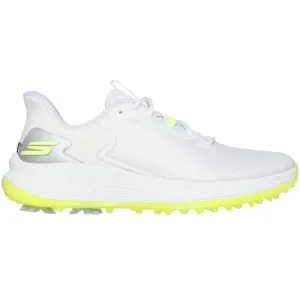 Skechers Go Golf Blade GF Slip-In Spiked Waterproof Shoes - White/Yellow