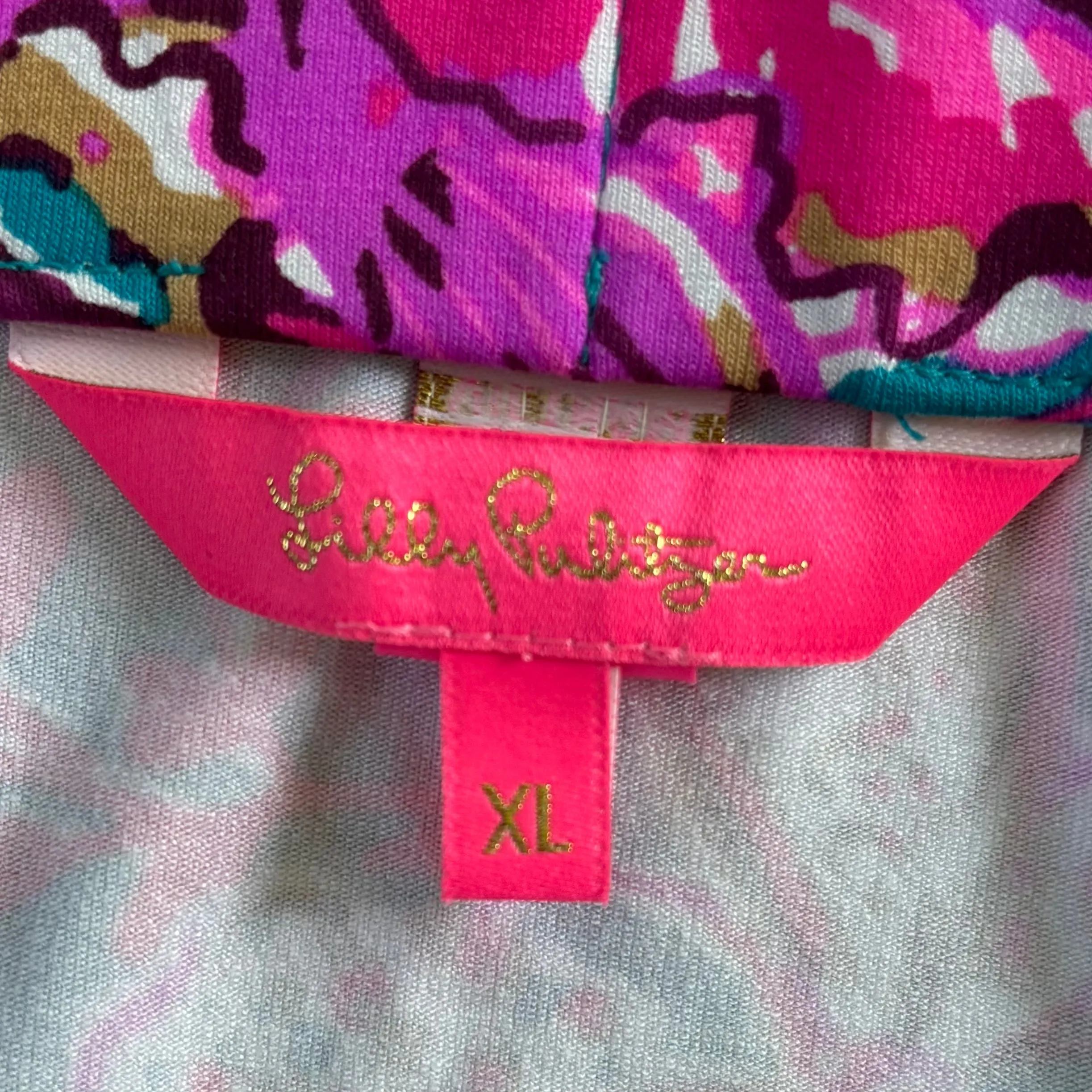 Skirt Designer By Lilly Pulitzer In Blue & Purple, Size: Xl