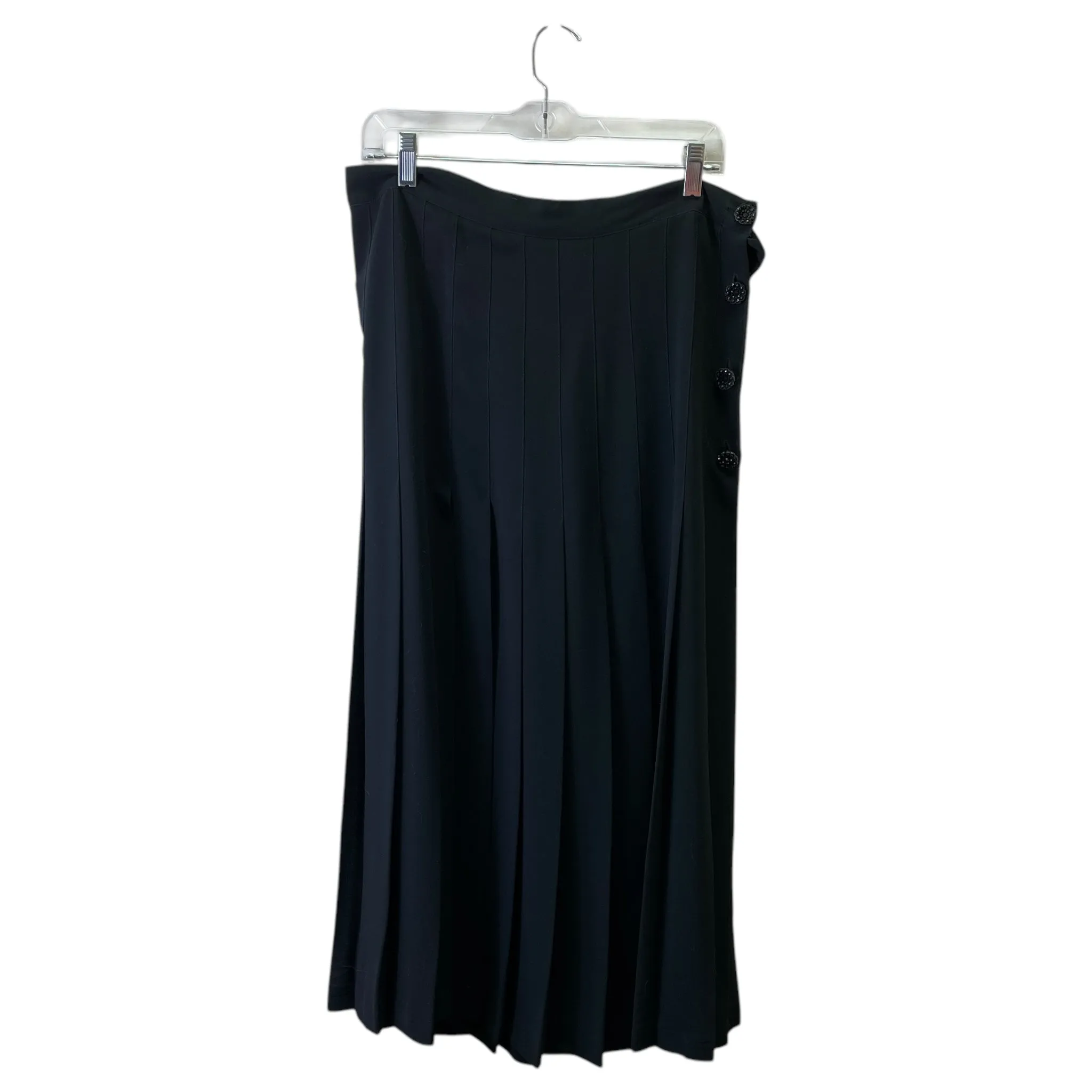 Skirt Maxi By de Classico In Black, Size:16