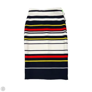 Skirt Midi By Eci In Striped Pattern, Size: Xs