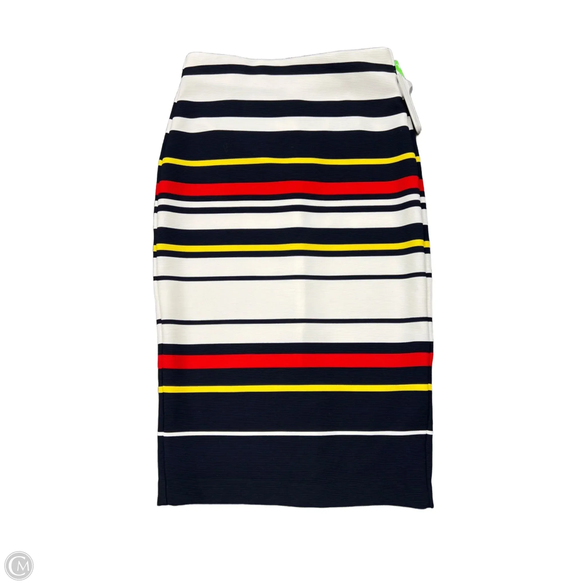 Skirt Midi By Eci In Striped Pattern, Size: Xs