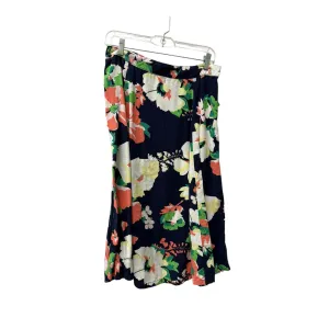 Skirt Midi By Gap In Blue & Pink, Size:12