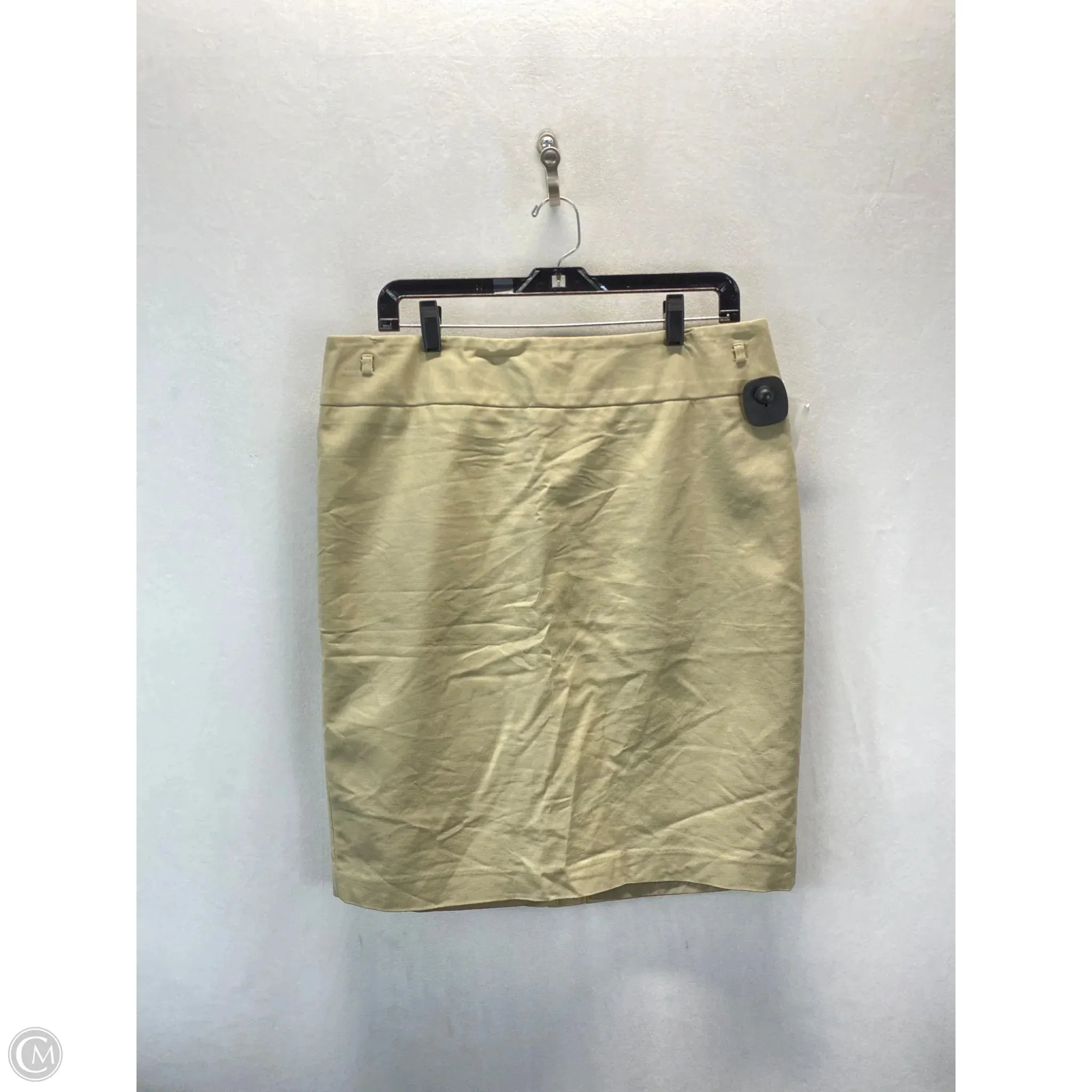 Skirt Midi By Liz Claiborne In Beige, Size: 14