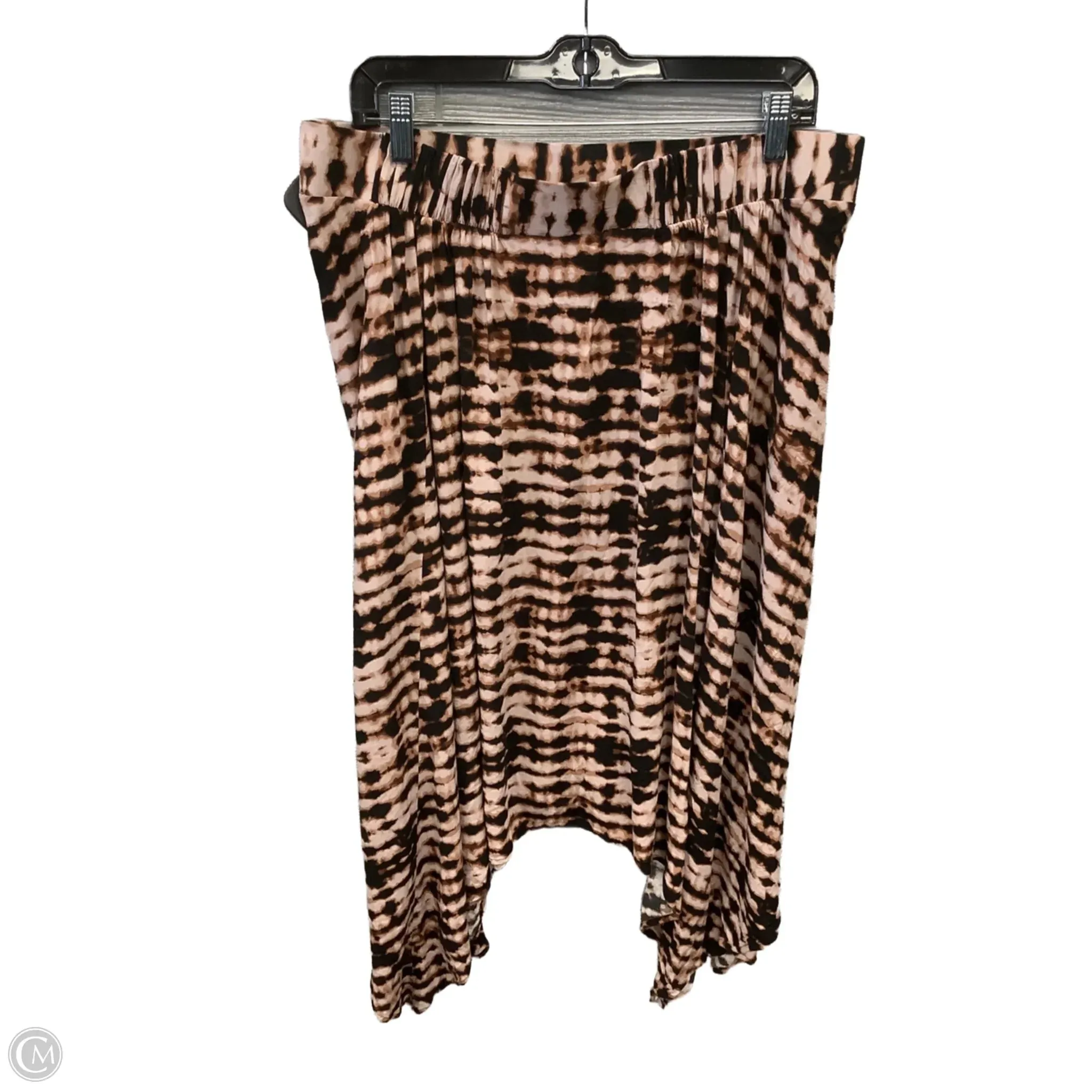 Skirt Midi By Torrid In Striped Pattern, Size: 18