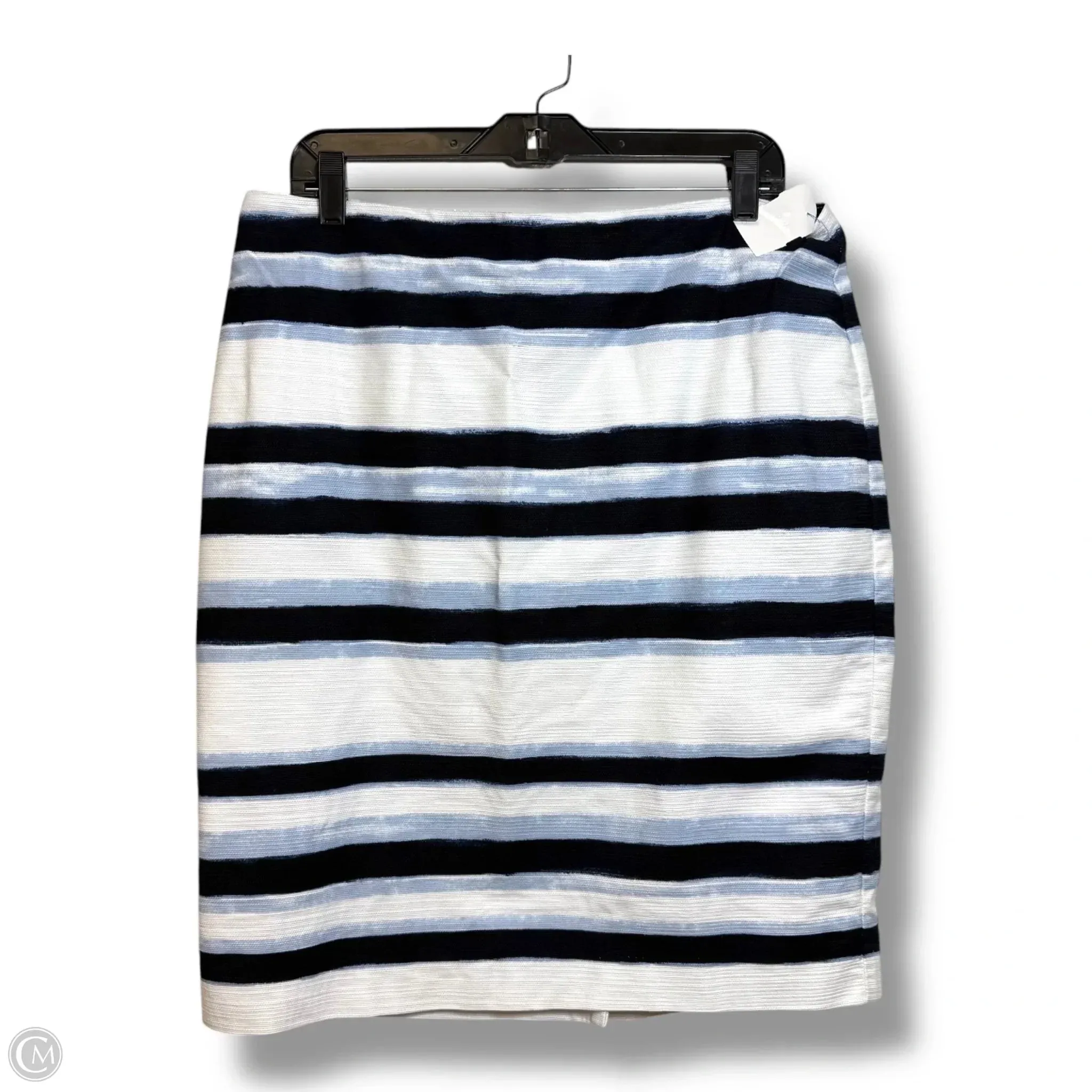 Skirt Mini & Short By Ann Taylor In Striped Pattern, Size: 12