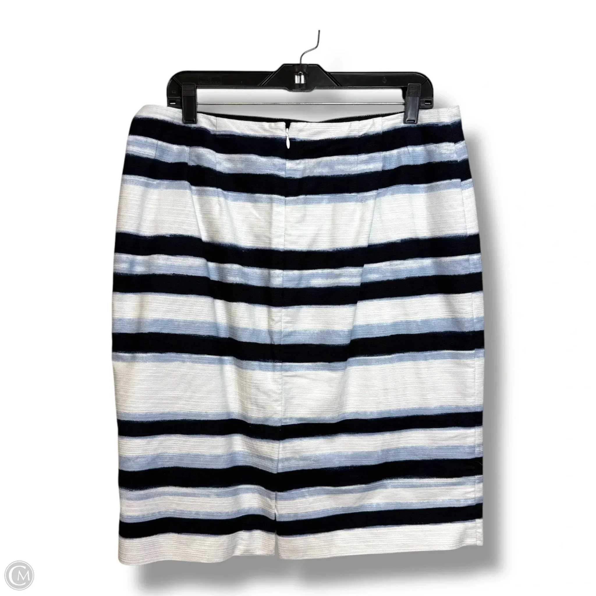 Skirt Mini & Short By Ann Taylor In Striped Pattern, Size: 12