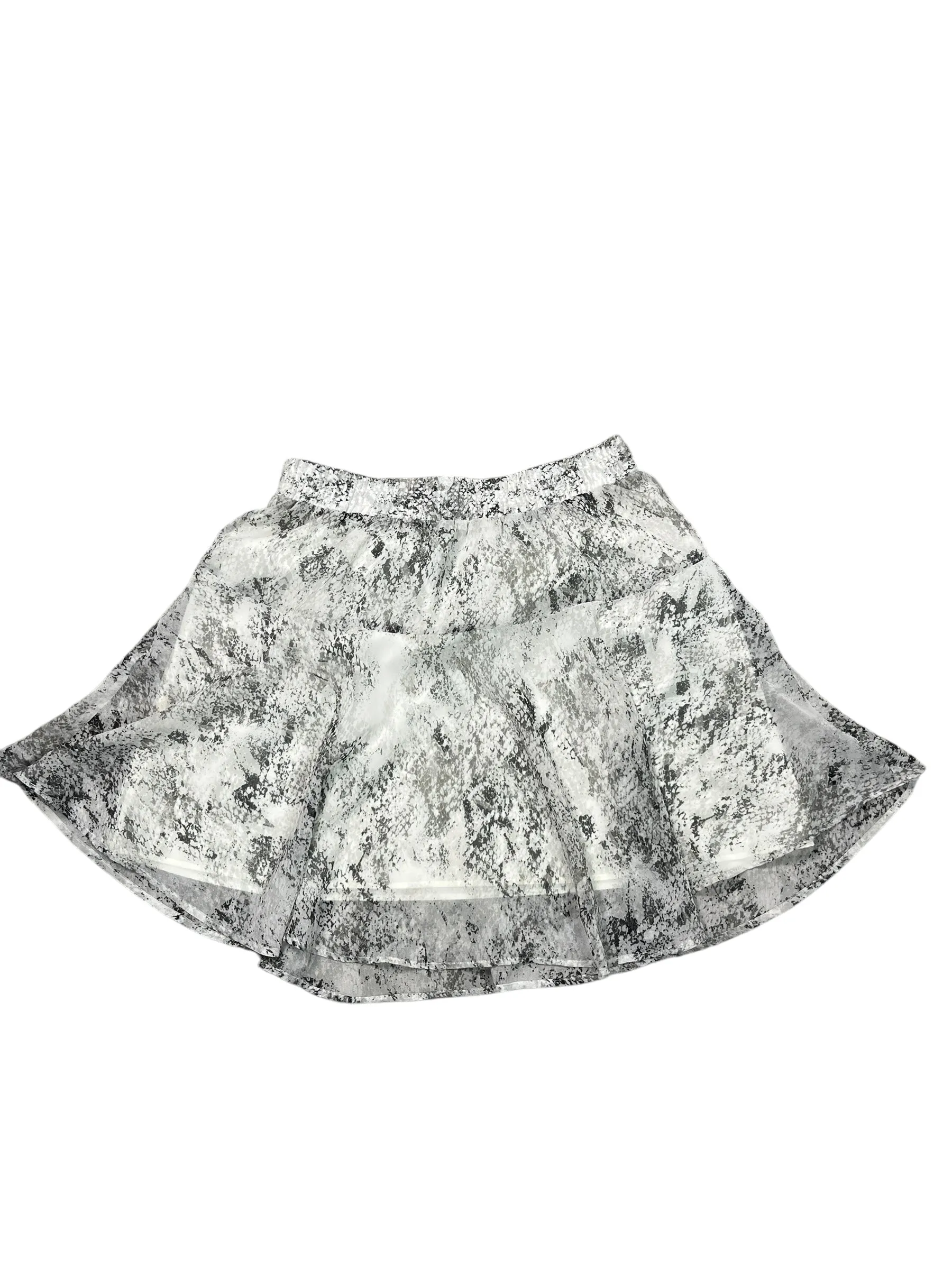 Skirt Mini & Short By Banana Republic In Snakeskin Print, Size:Xs