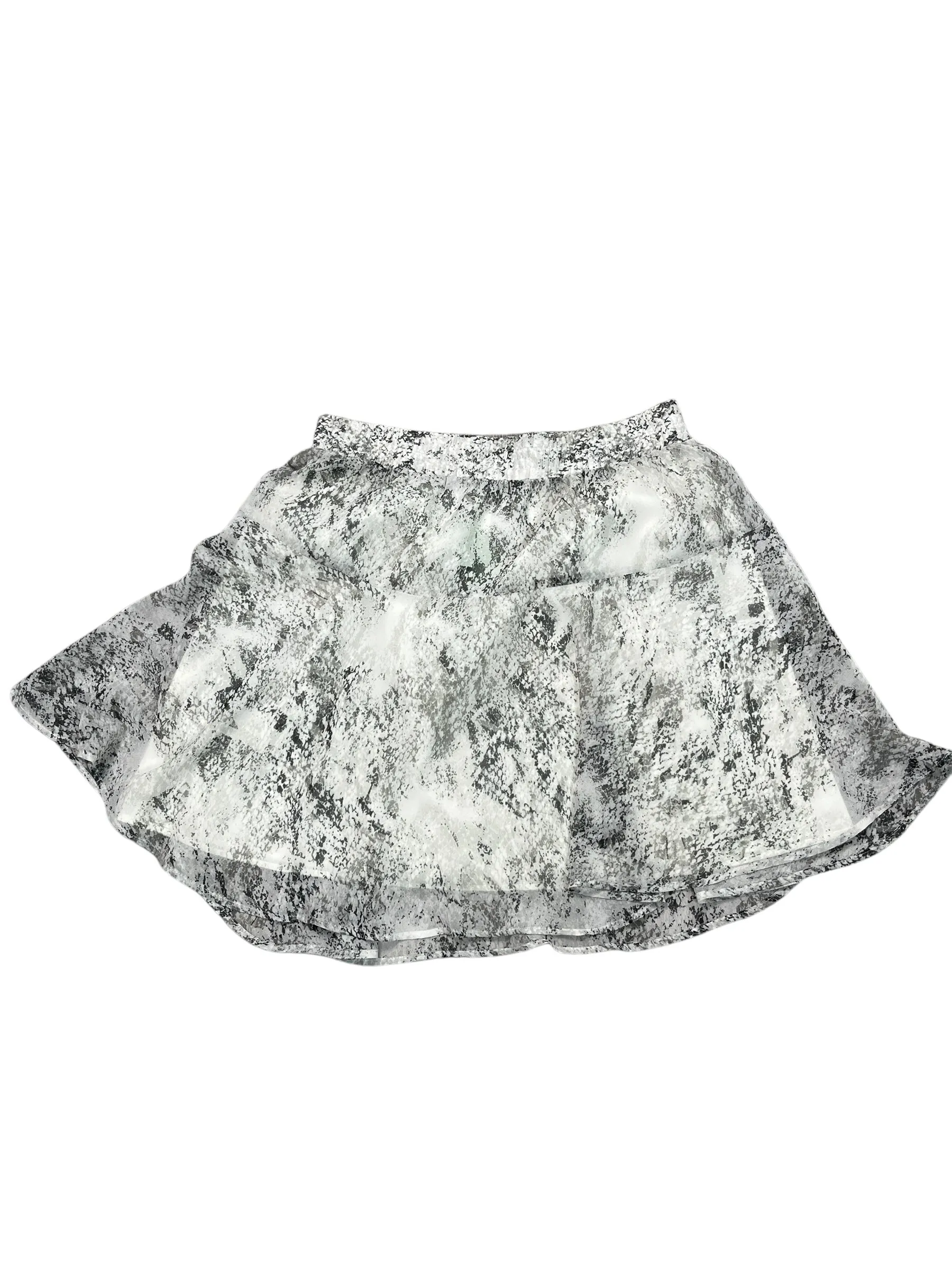Skirt Mini & Short By Banana Republic In Snakeskin Print, Size:Xs