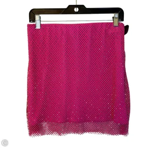Skirt Mini & Short By Clothes Mentor In Pink, Size: L