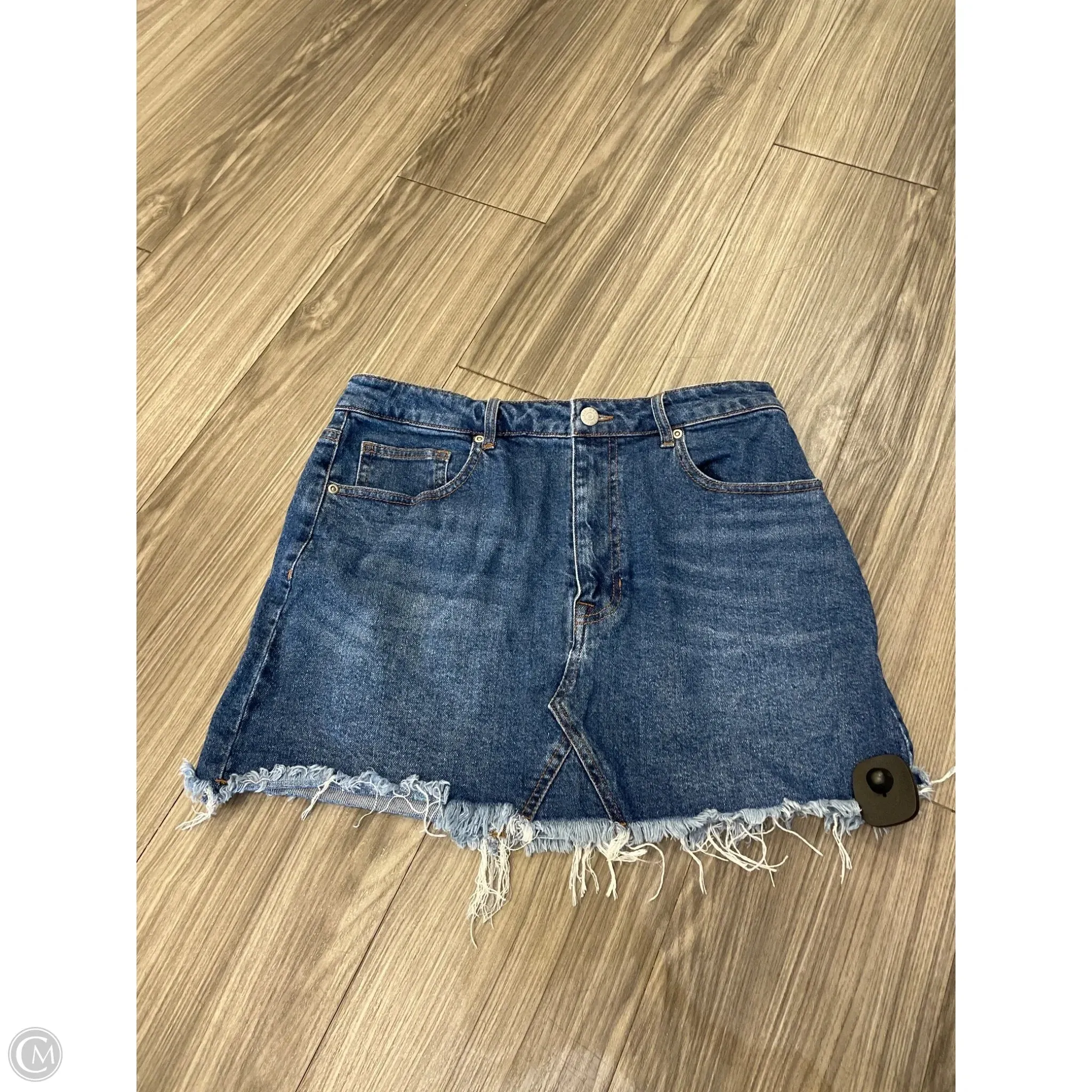 Skirt Mini & Short By Harper In Blue, Size: L