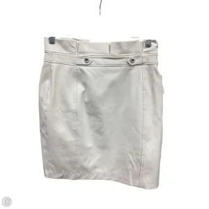 Skirt Mini & Short By White House Black Market In Cream, Size: 4
