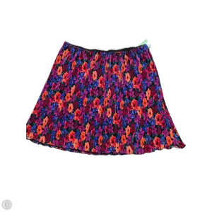 Skirt Mini & Short By Wild Fable In Floral Print, Size: L