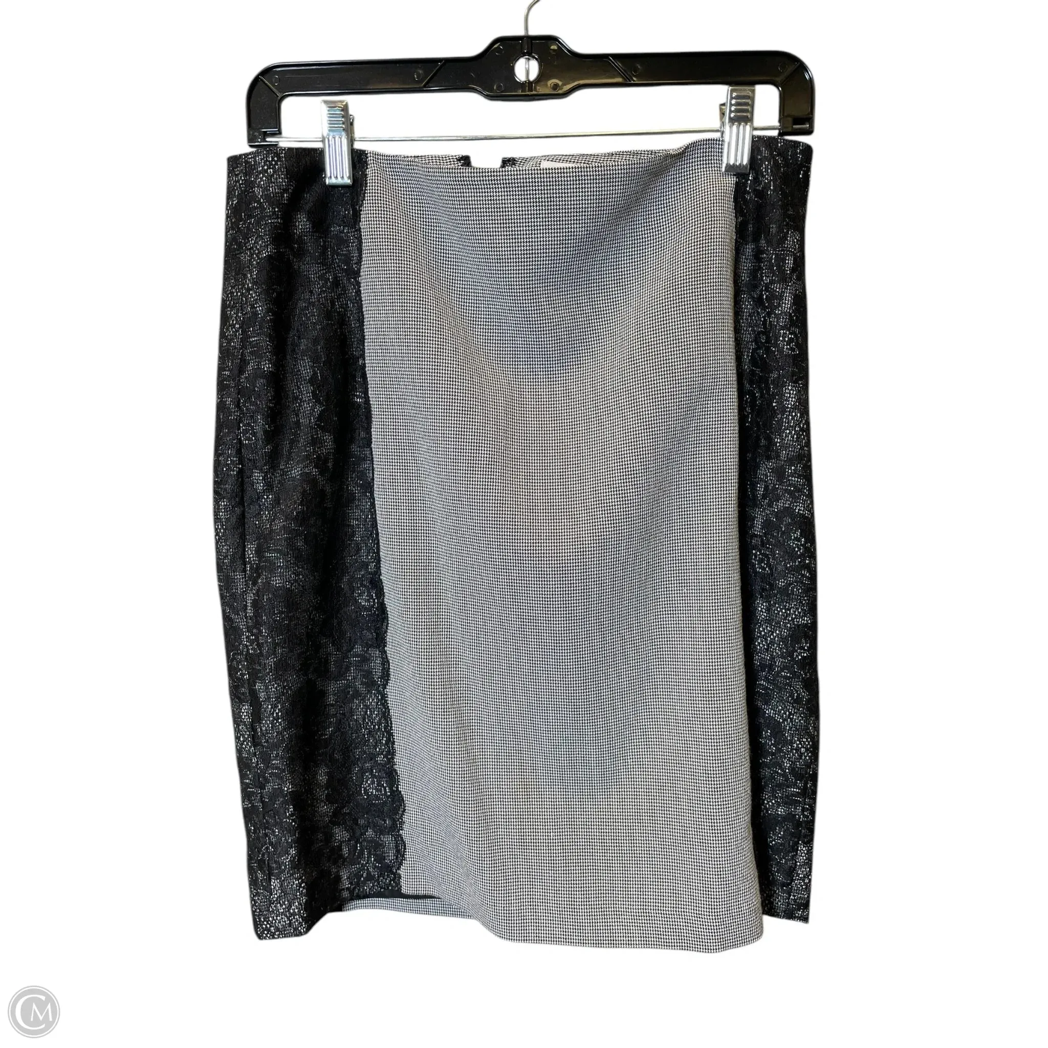 Skirt Set 2pc By Laundry In Black & White, Size: S