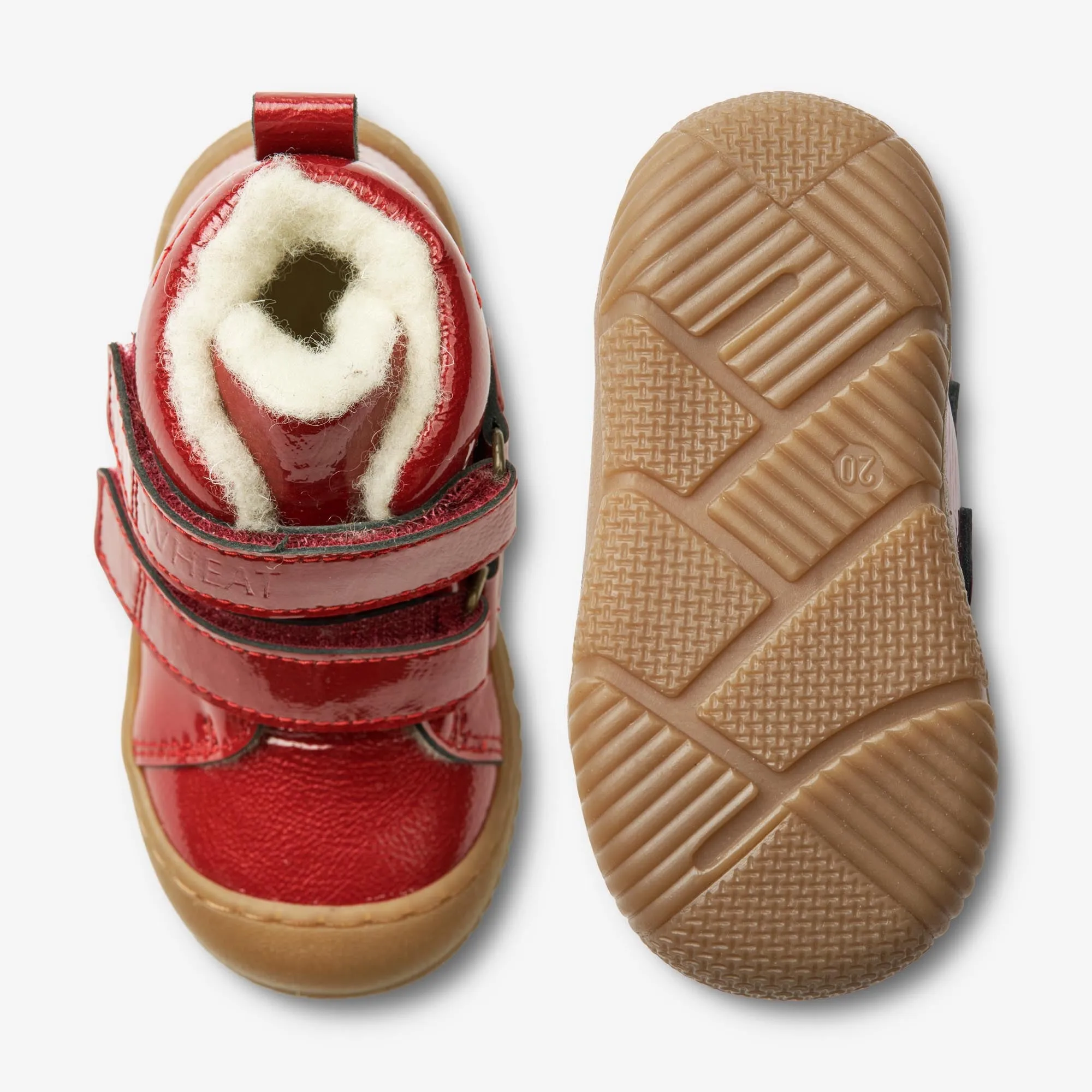 Snugga Wool Patent | Baby - red Wheat