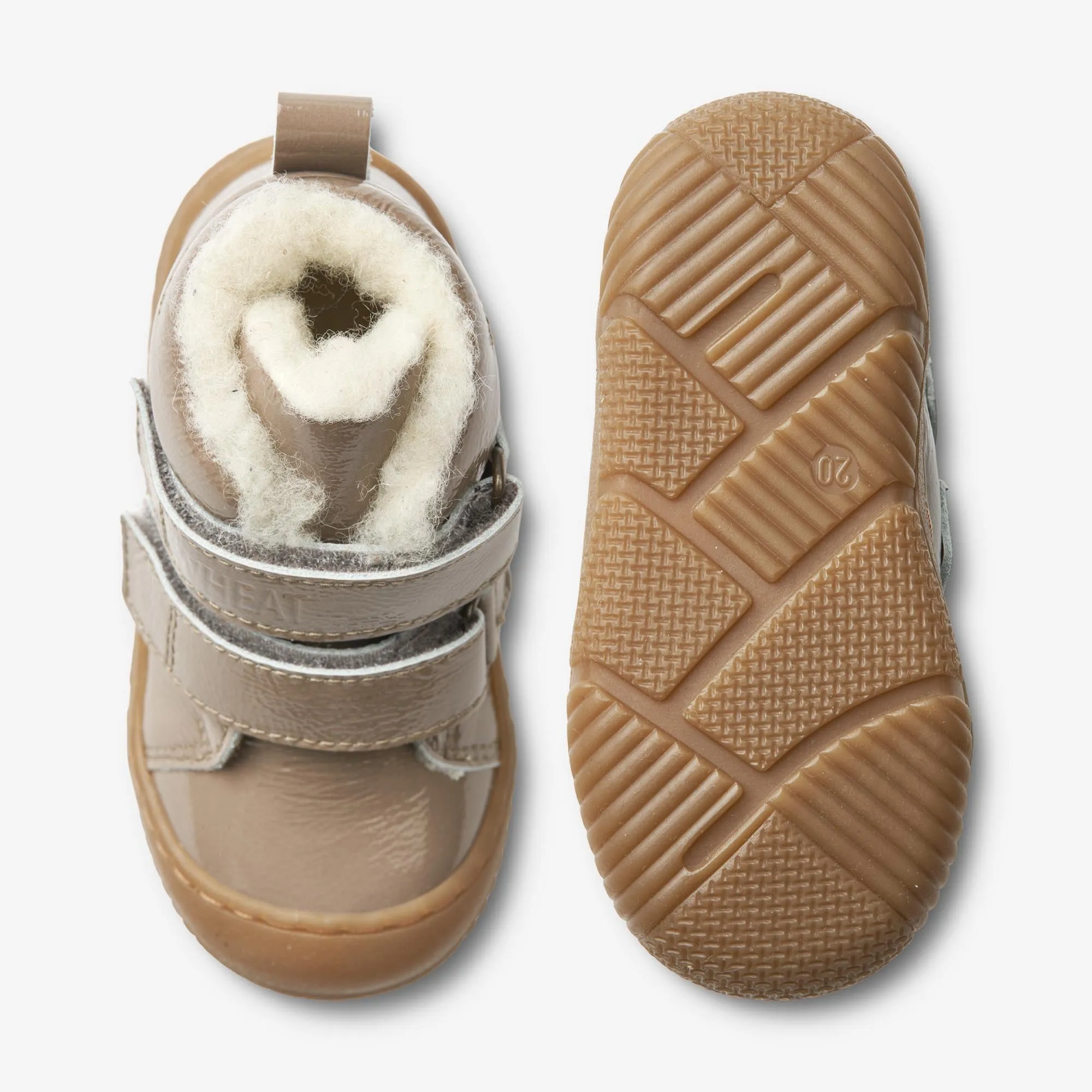 Snugga Wool Patent | Baby - taupe Wheat