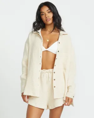 So Cozy Shacket - Dove Billabong