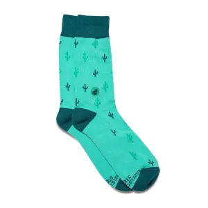 Socks that Support Conservation International - Cactus pattern