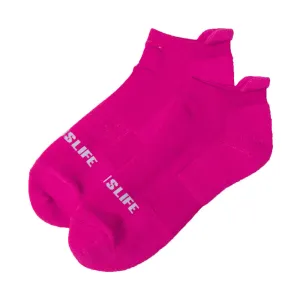 Solid Extra Cushioned Ankle Socks in Pink Ballislife