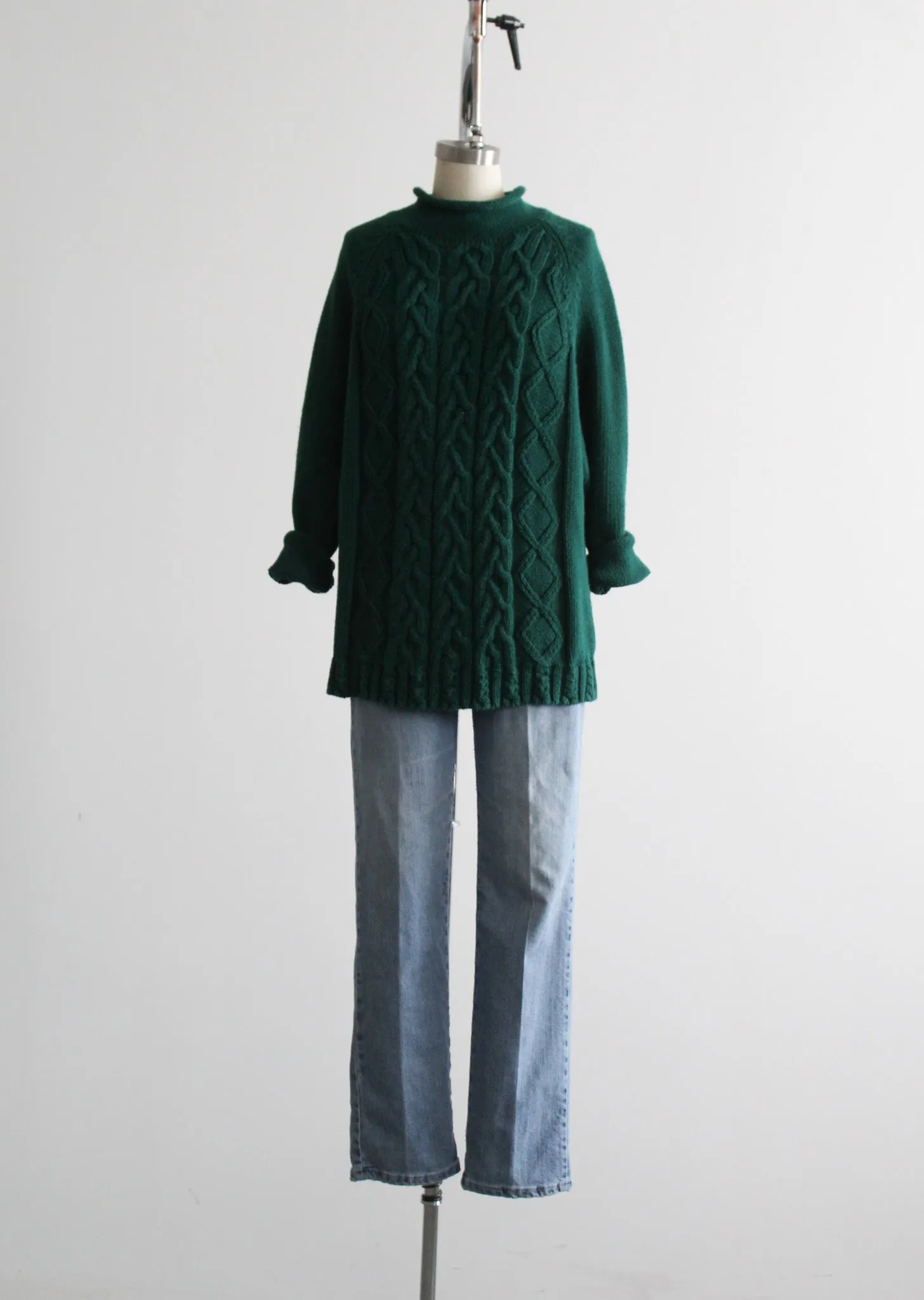 spruce cotton fisherman sweater 1919 Vintage