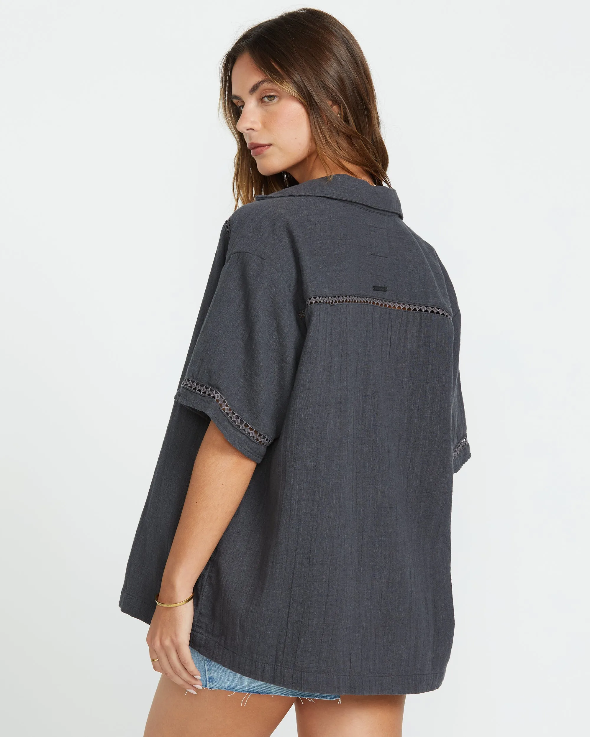 Summers End Short Sleeve Shirt - Black Sands Billabong