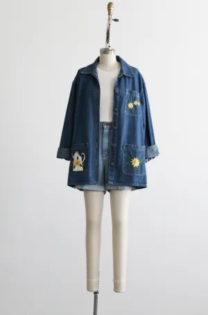 sunflower denim chore coat 1919 Vintage