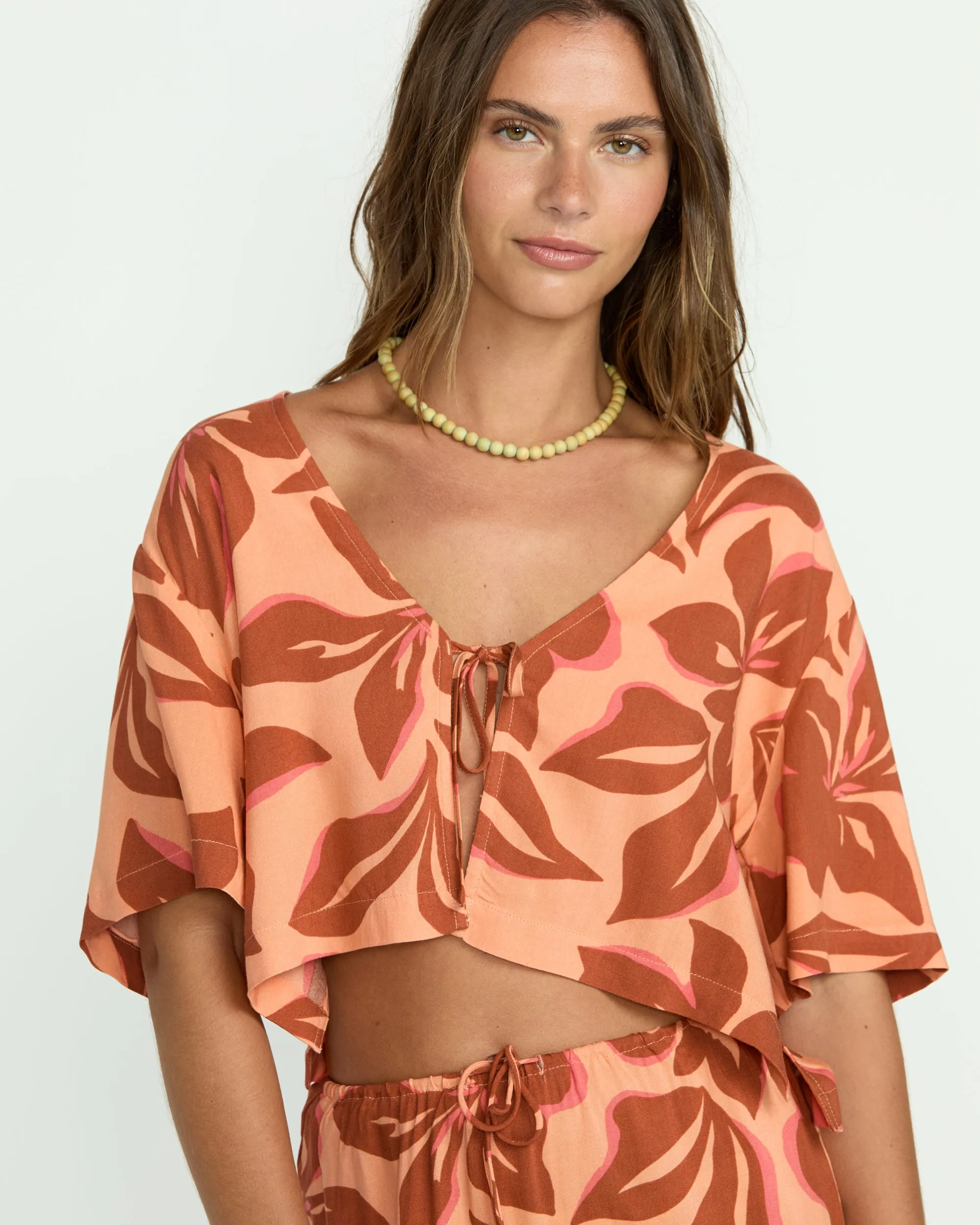 Sunflower Top - Apricot Billabong