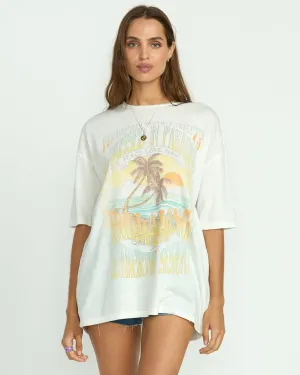 Sunset Mindset Tee - Salt Crystal Billabong
