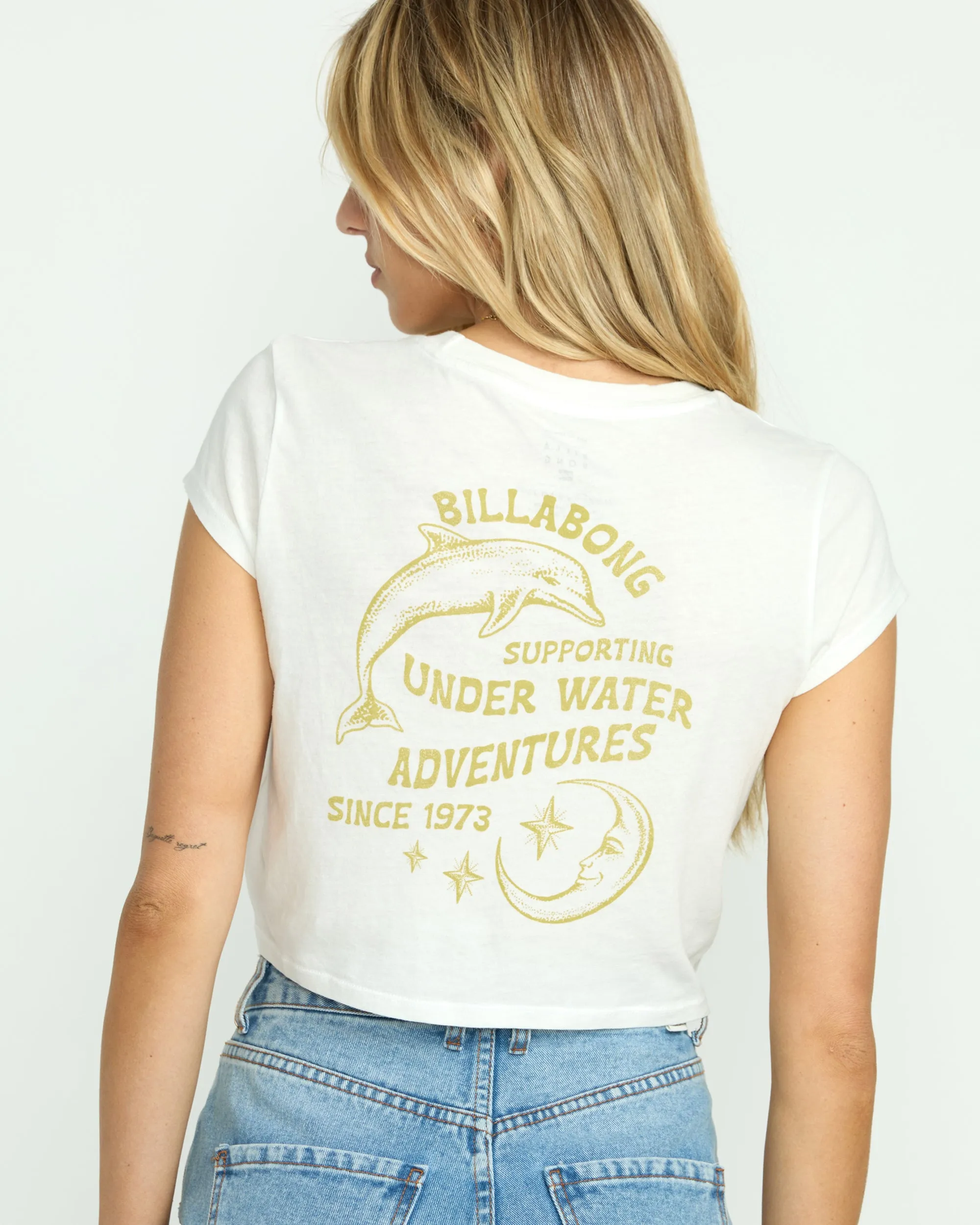 Sunshine Surf Babes Tee - Salt Crystal Billabong