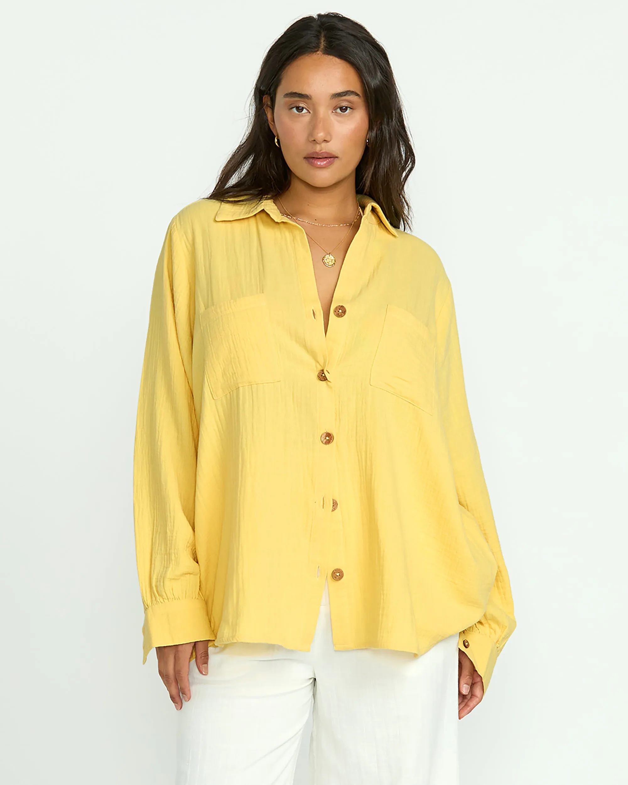 Sweet Swell Long Sleeve Shirt - Fresh Squeezed Billabong