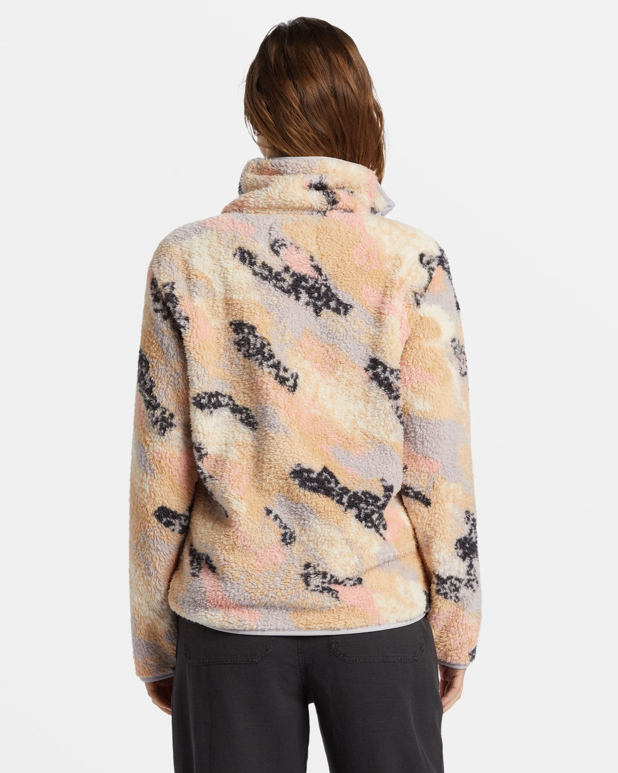 Switchback Mock Neck Fleece - Summer Rain Billabong