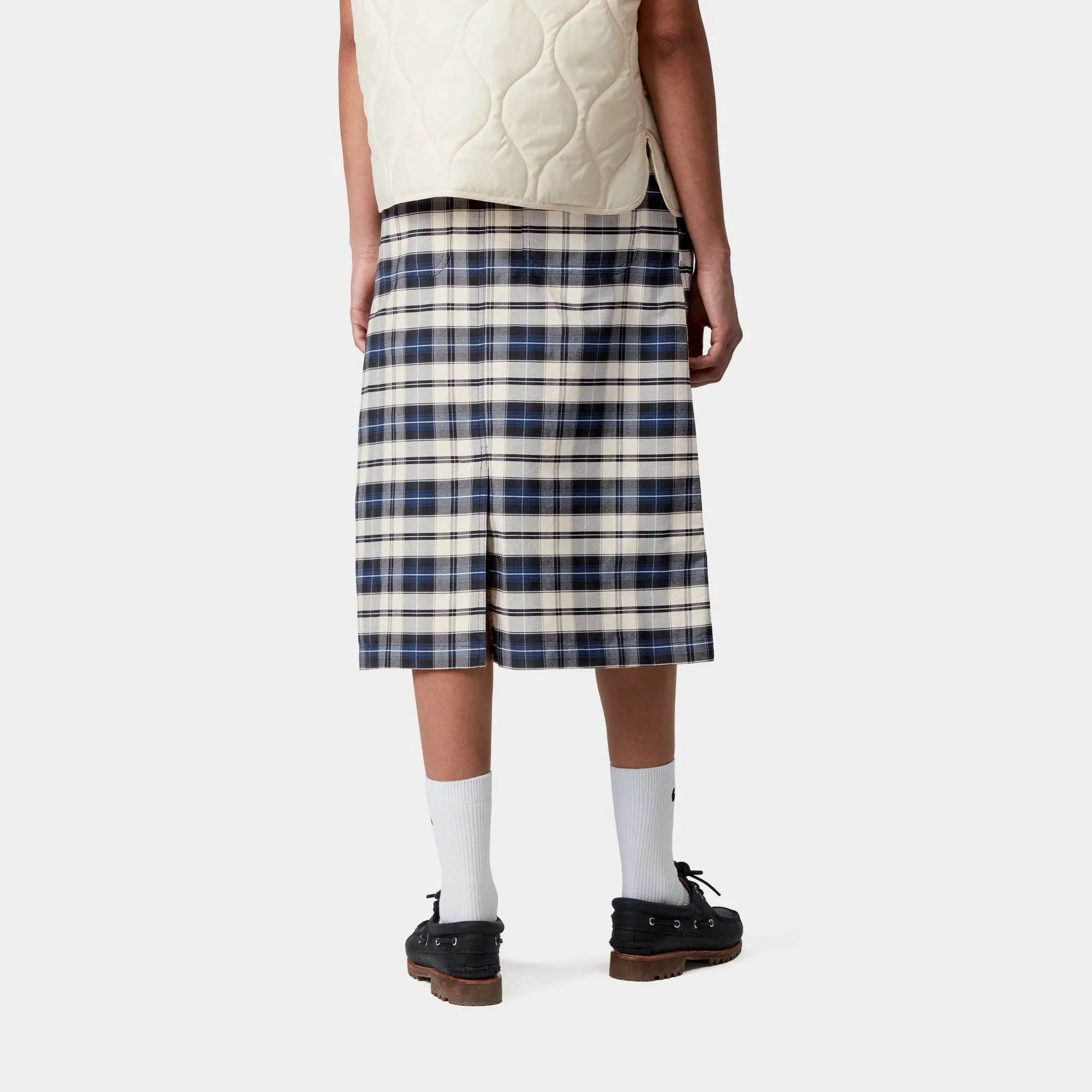 Tarbell Check Skirt | Dark Navy / White Carhartt WIP
