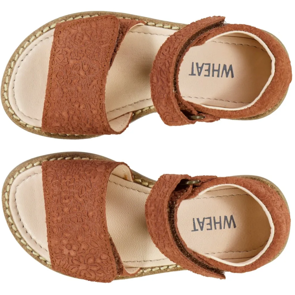 Tasha sandal - amber brown Wheat