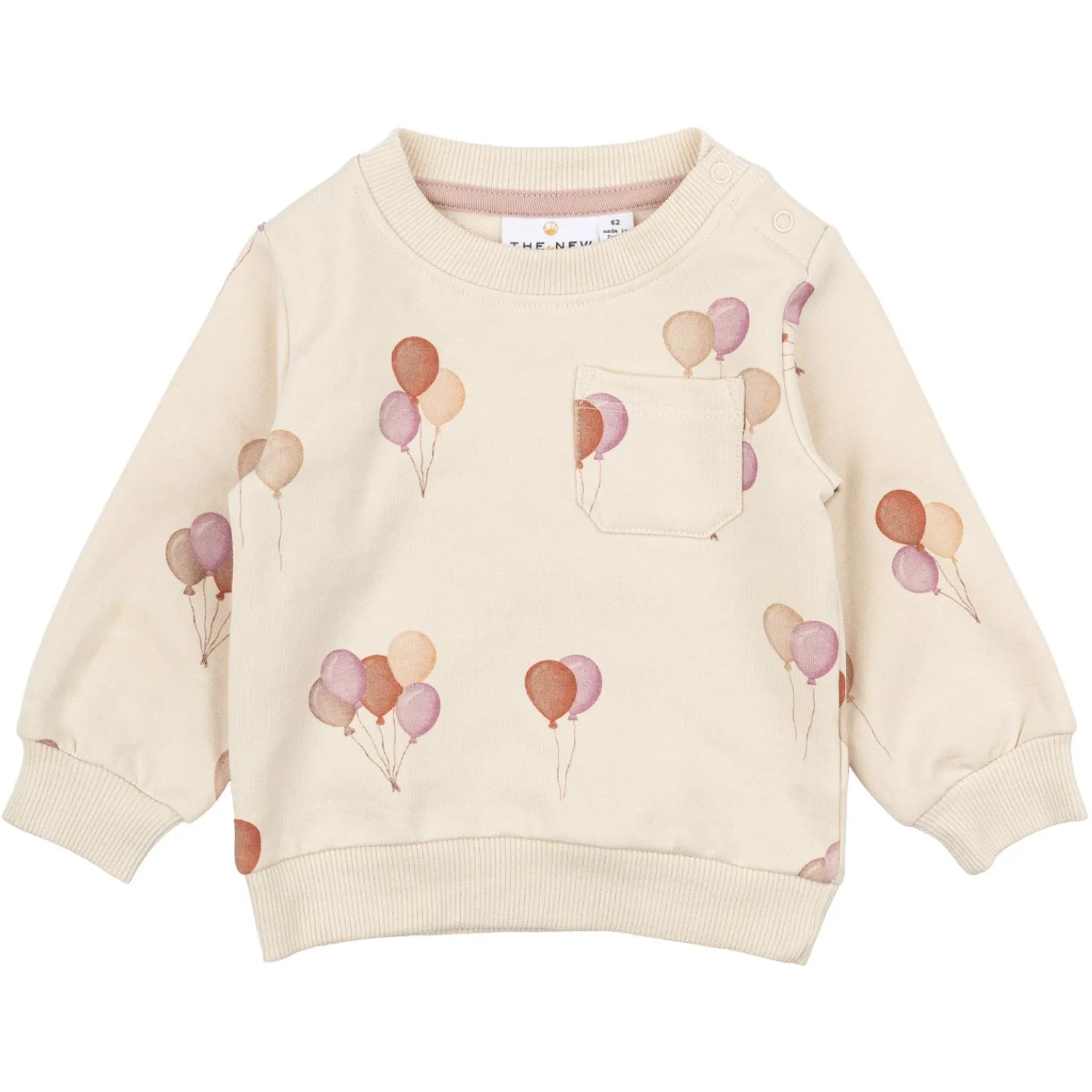THE NEW Siblings White Swan AOP Nola Sweatshirt