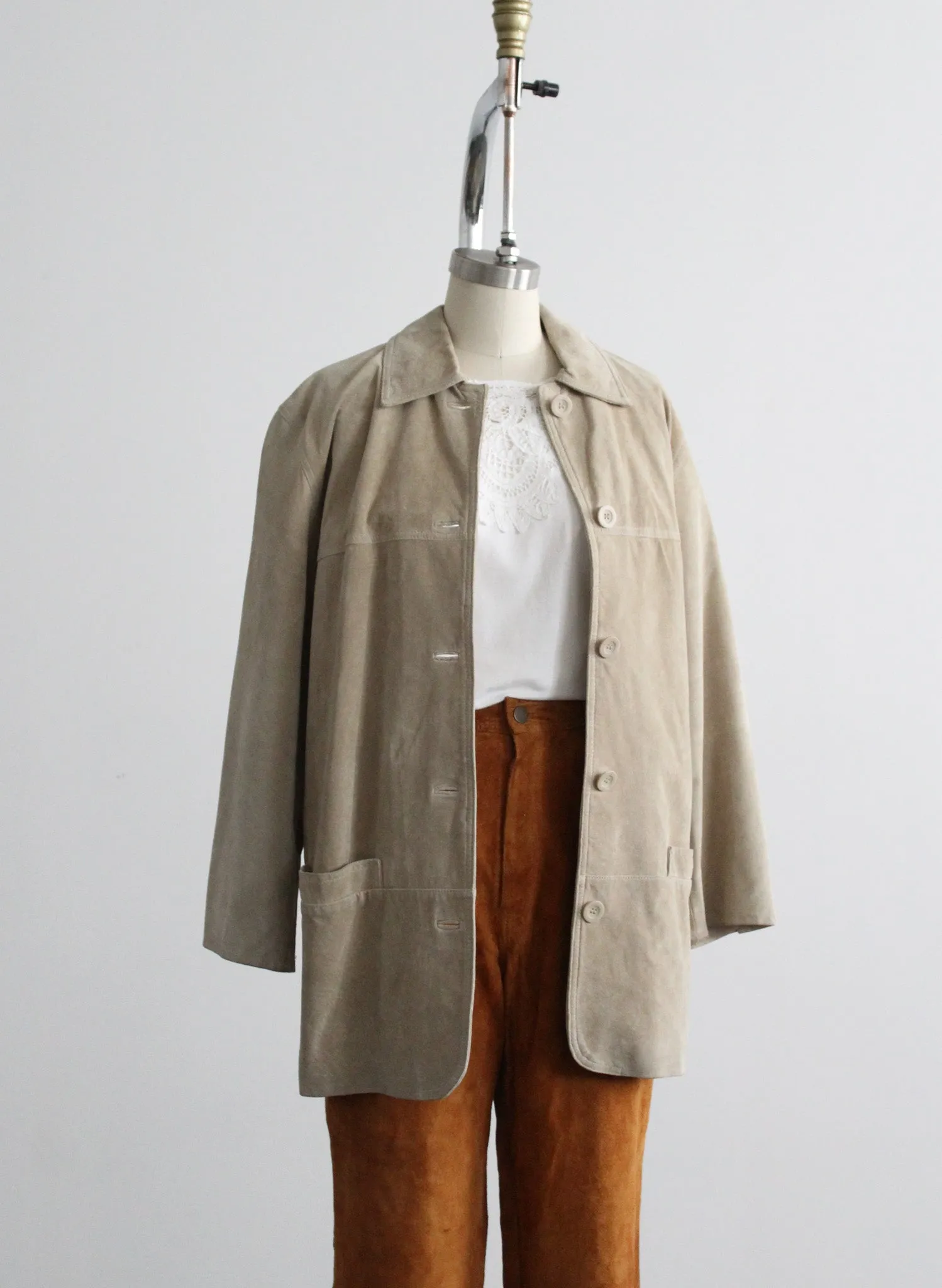 timber suede jacket 1919 Vintage
