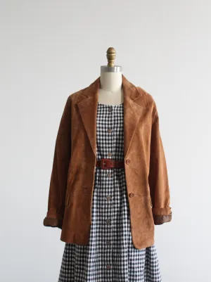 tobacco suede jacket 1919 Vintage