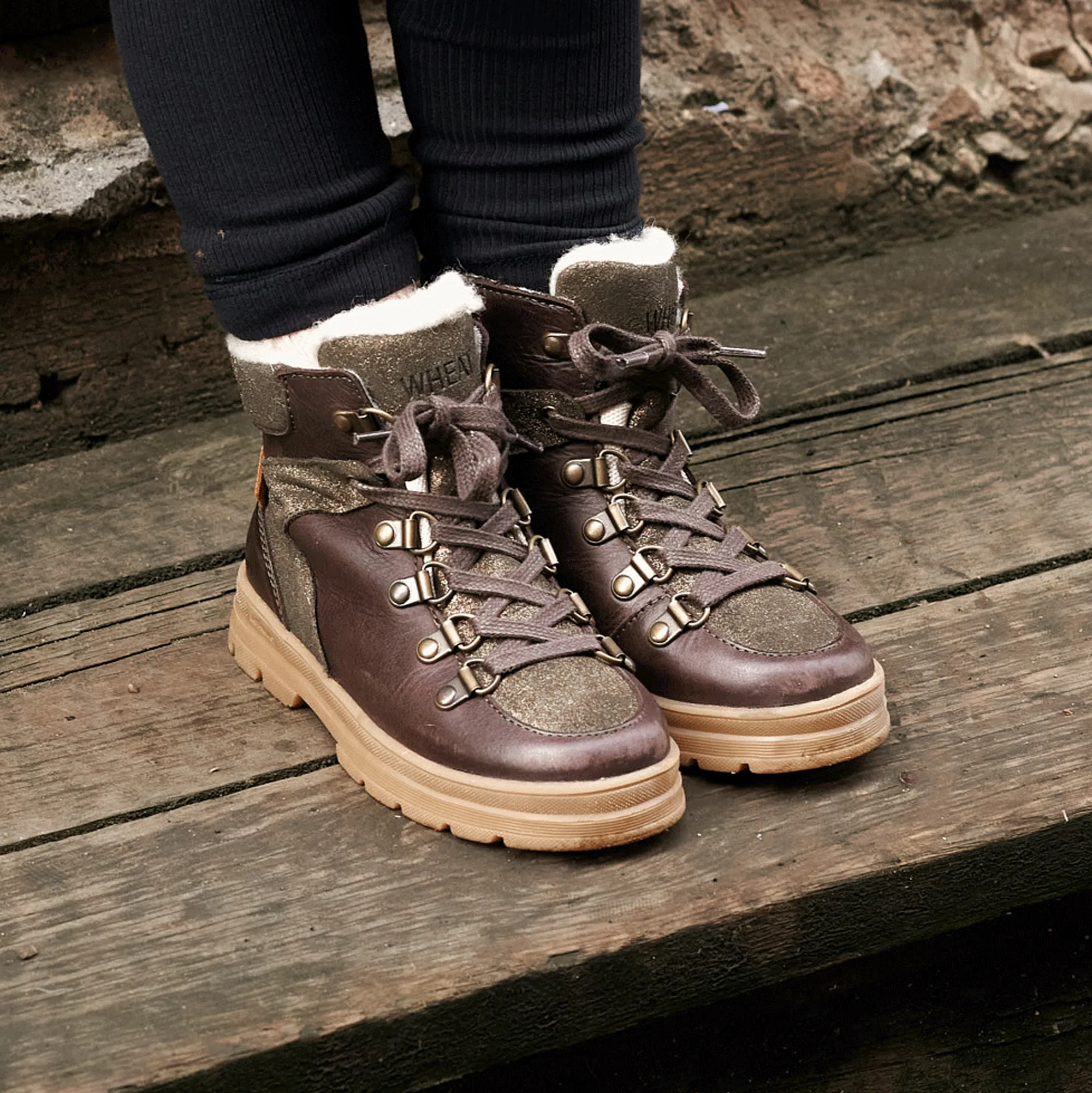Toni Tex Hiker Glitter - brown Wheat