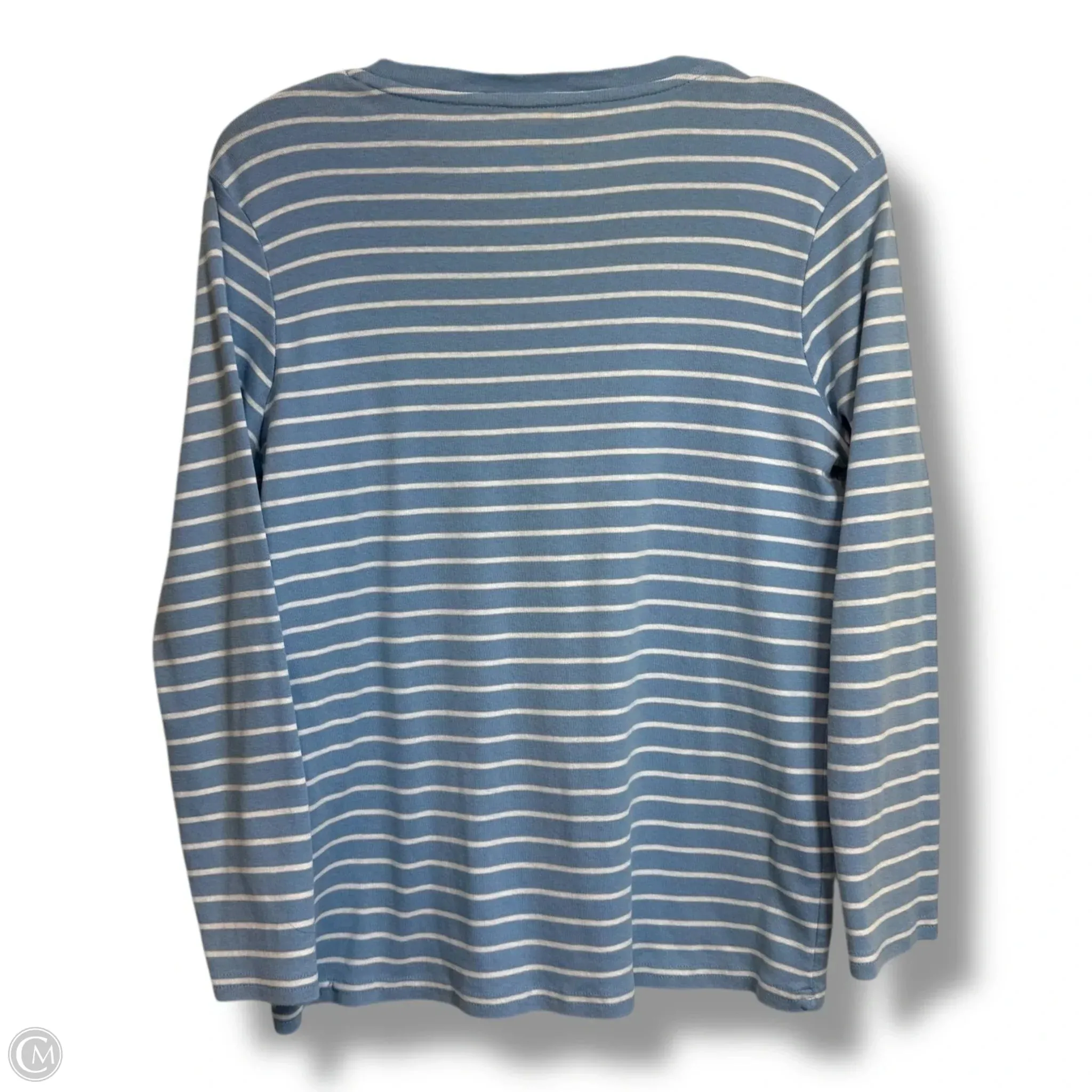 Top Long Sleeve Basic By Ralph Lauren In Blue, Size: L